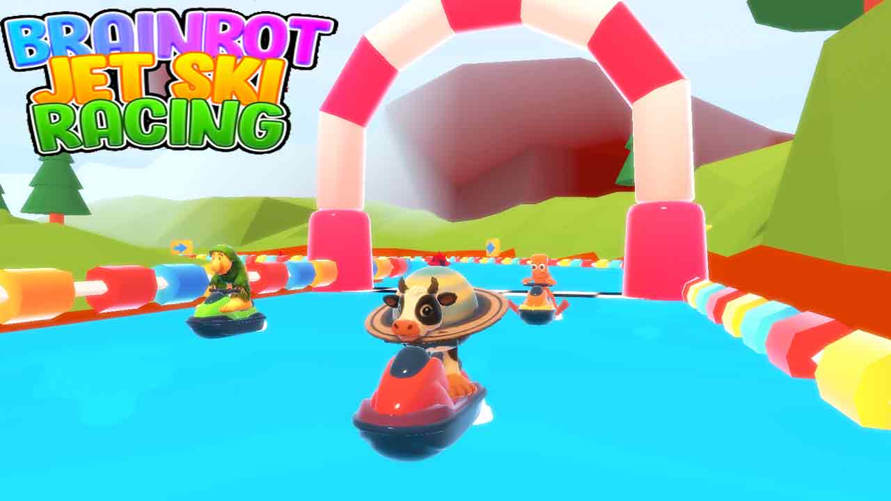 Play Brainrot Jet Ski Racing Online Free - Brainrot Game