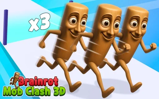 Play Brainrot Mob Clash 3D Online Free - Brainrot Game