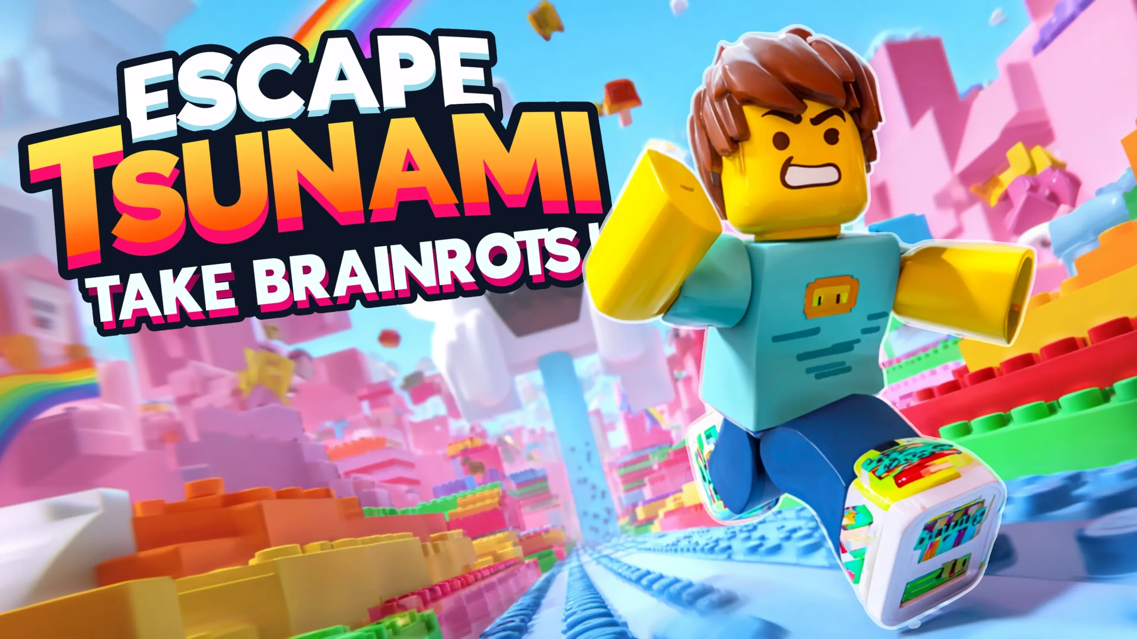 Play Escape Tsunami Brainrots Online Online Free - Brainrot Game