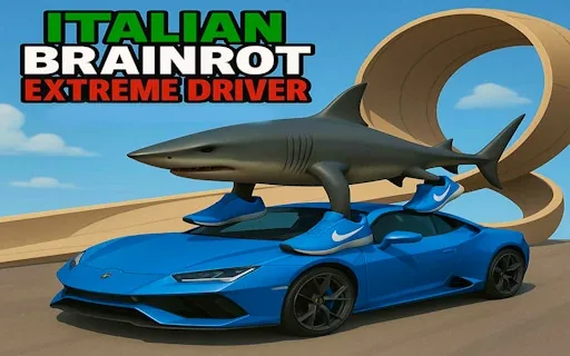 Play Italian Brainrot Extreme Driver Online Free - Brainrot Game