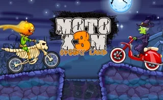 Play Moto X3M: Spooky Land Online Free - Racing Game
