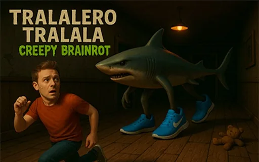 Play Tralalero Tralala Creepy Brainrot Online Free - Brainrot Game