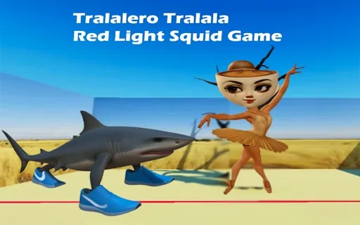 Play Tralalero Tralala Red Light Squid Game Online Free - Brainrot Game